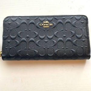 Coach zipper wallet
